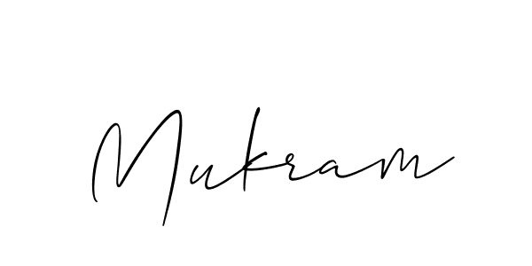 Make a beautiful signature design for name Mukram. Use this online signature maker to create a handwritten signature for free. Mukram signature style 2 images and pictures png