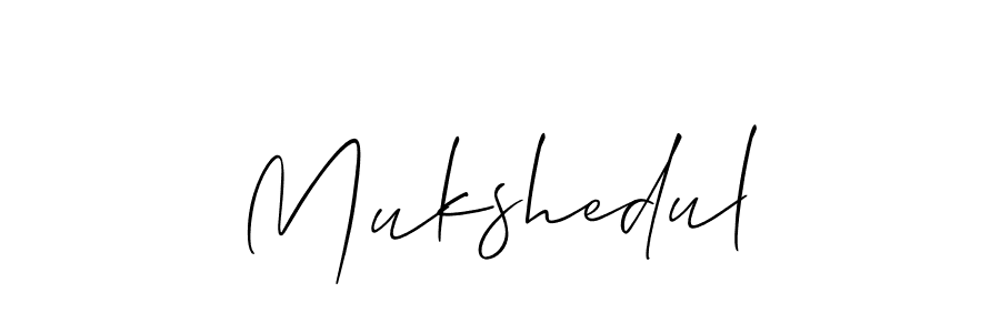 Once you've used our free online signature maker to create your best signature Allison_Script style, it's time to enjoy all of the benefits that Mukshedul name signing documents. Mukshedul signature style 2 images and pictures png