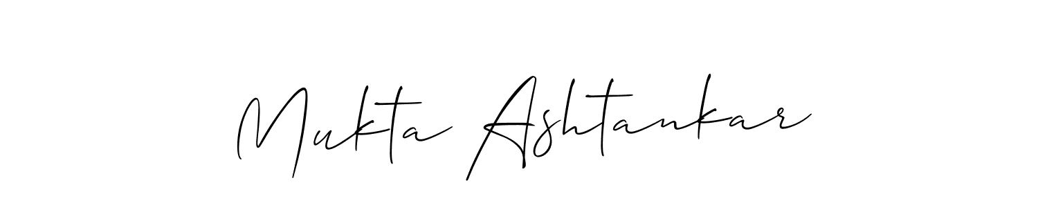 Best and Professional Signature Style for Mukta Ashtankar. Allison_Script Best Signature Style Collection. Mukta Ashtankar signature style 2 images and pictures png