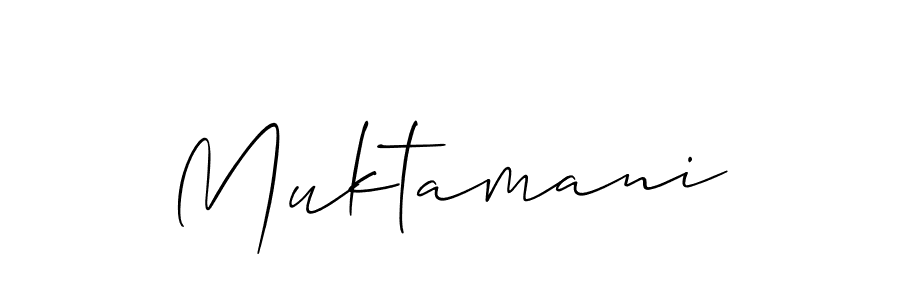 Once you've used our free online signature maker to create your best signature Allison_Script style, it's time to enjoy all of the benefits that Muktamani name signing documents. Muktamani signature style 2 images and pictures png
