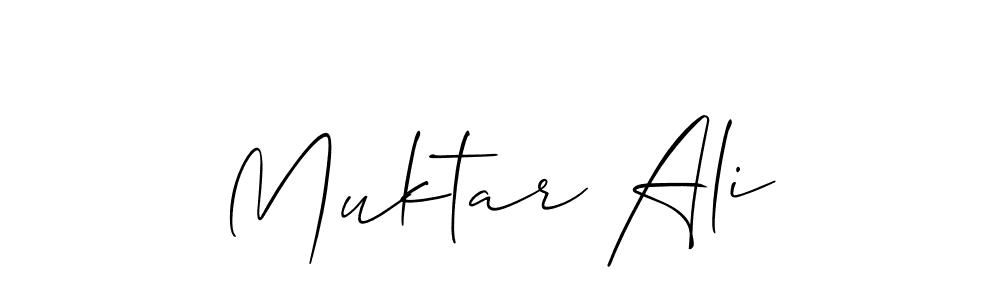 It looks lik you need a new signature style for name Muktar Ali. Design unique handwritten (Allison_Script) signature with our free signature maker in just a few clicks. Muktar Ali signature style 2 images and pictures png