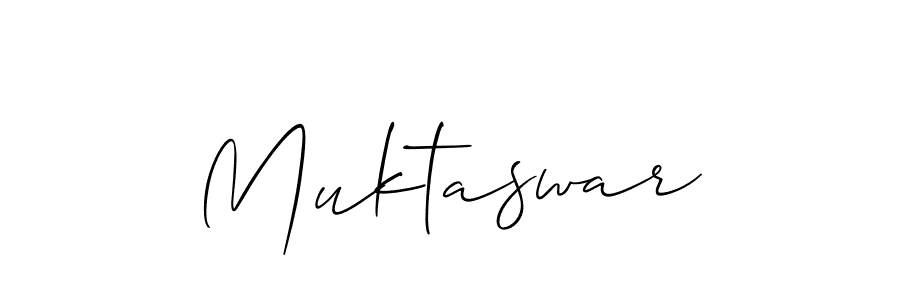 How to make Muktaswar name signature. Use Allison_Script style for creating short signs online. This is the latest handwritten sign. Muktaswar signature style 2 images and pictures png