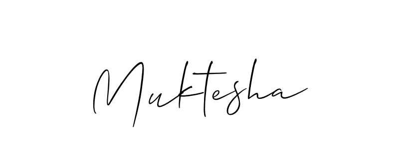 You can use this online signature creator to create a handwritten signature for the name Muktesha. This is the best online autograph maker. Muktesha signature style 2 images and pictures png