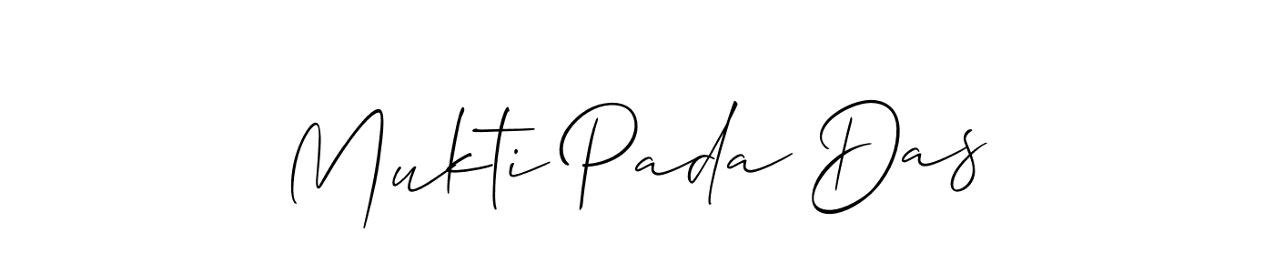 How to Draw Mukti Pada Das signature style? Allison_Script is a latest design signature styles for name Mukti Pada Das. Mukti Pada Das signature style 2 images and pictures png