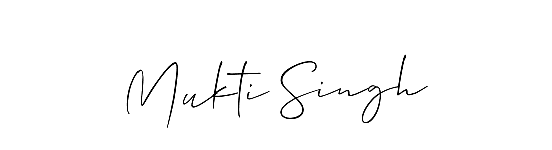 This is the best signature style for the Mukti Singh name. Also you like these signature font (Allison_Script). Mix name signature. Mukti Singh signature style 2 images and pictures png
