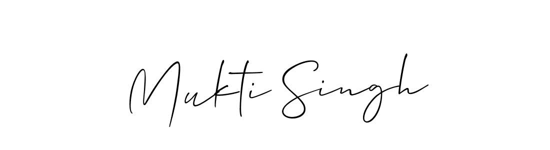 Allison_Script is a professional signature style that is perfect for those who want to add a touch of class to their signature. It is also a great choice for those who want to make their signature more unique. Get Mukti Singh name to fancy signature for free. Mukti Singh signature style 2 images and pictures png
