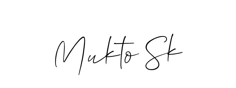 Make a short Mukto Sk signature style. Manage your documents anywhere anytime using Allison_Script. Create and add eSignatures, submit forms, share and send files easily. Mukto Sk signature style 2 images and pictures png