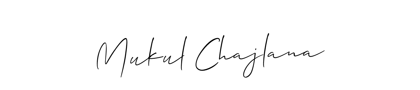 Also You can easily find your signature by using the search form. We will create Mukul Chajlana name handwritten signature images for you free of cost using Allison_Script sign style. Mukul Chajlana signature style 2 images and pictures png