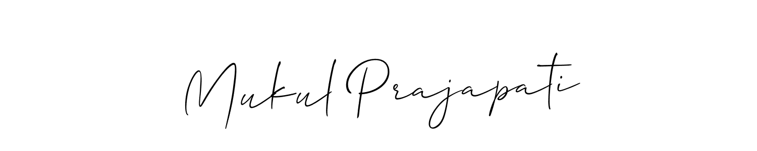 Best and Professional Signature Style for Mukul Prajapati. Allison_Script Best Signature Style Collection. Mukul Prajapati signature style 2 images and pictures png