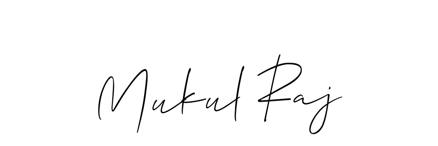 Design your own signature with our free online signature maker. With this signature software, you can create a handwritten (Allison_Script) signature for name Mukul Raj. Mukul Raj signature style 2 images and pictures png