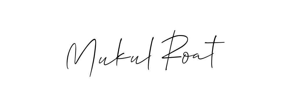 Also we have Mukul Roat name is the best signature style. Create professional handwritten signature collection using Allison_Script autograph style. Mukul Roat signature style 2 images and pictures png