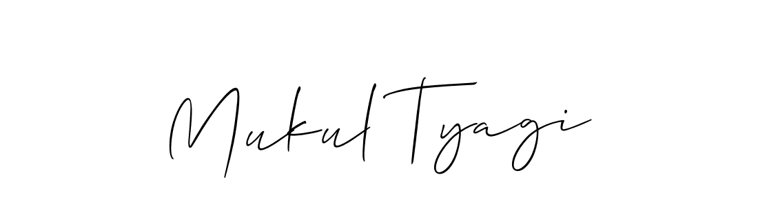 How to Draw Mukul Tyagi signature style? Allison_Script is a latest design signature styles for name Mukul Tyagi. Mukul Tyagi signature style 2 images and pictures png