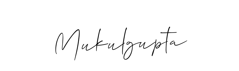 It looks lik you need a new signature style for name Mukulgupta. Design unique handwritten (Allison_Script) signature with our free signature maker in just a few clicks. Mukulgupta signature style 2 images and pictures png