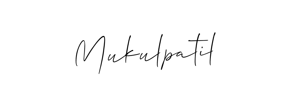 How to Draw Mukulpatil signature style? Allison_Script is a latest design signature styles for name Mukulpatil. Mukulpatil signature style 2 images and pictures png