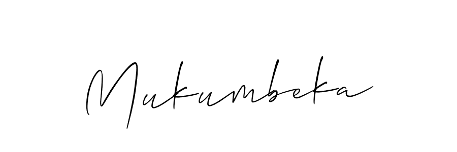 Also You can easily find your signature by using the search form. We will create Mukumbeka name handwritten signature images for you free of cost using Allison_Script sign style. Mukumbeka signature style 2 images and pictures png