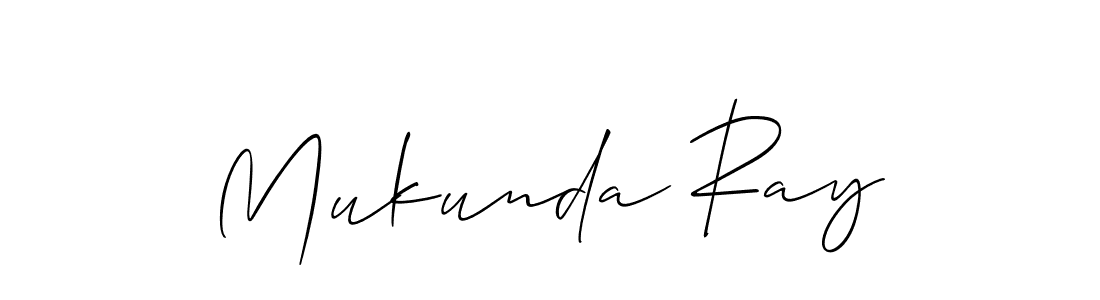 Create a beautiful signature design for name Mukunda Ray. With this signature (Allison_Script) fonts, you can make a handwritten signature for free. Mukunda Ray signature style 2 images and pictures png