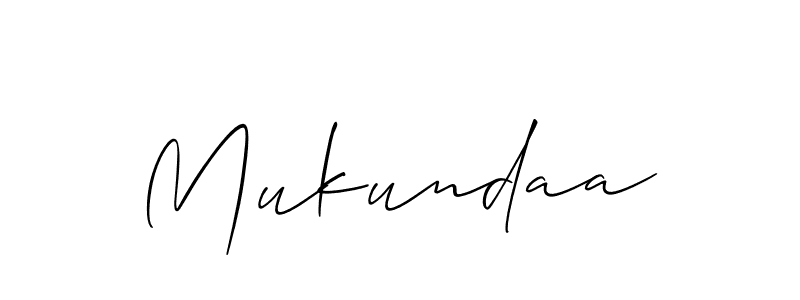 How to Draw Mukundaa signature style? Allison_Script is a latest design signature styles for name Mukundaa. Mukundaa signature style 2 images and pictures png