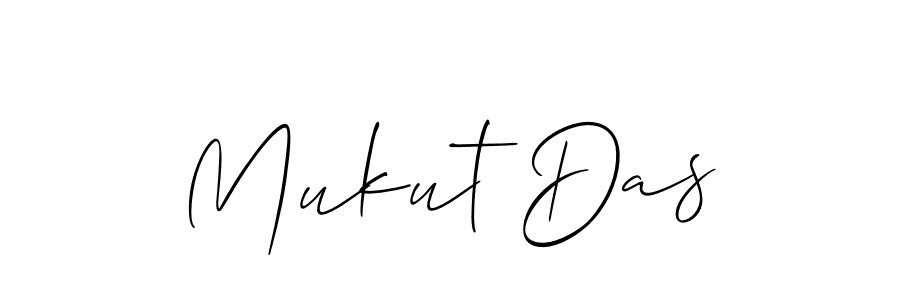 Also You can easily find your signature by using the search form. We will create Mukut Das name handwritten signature images for you free of cost using Allison_Script sign style. Mukut Das signature style 2 images and pictures png