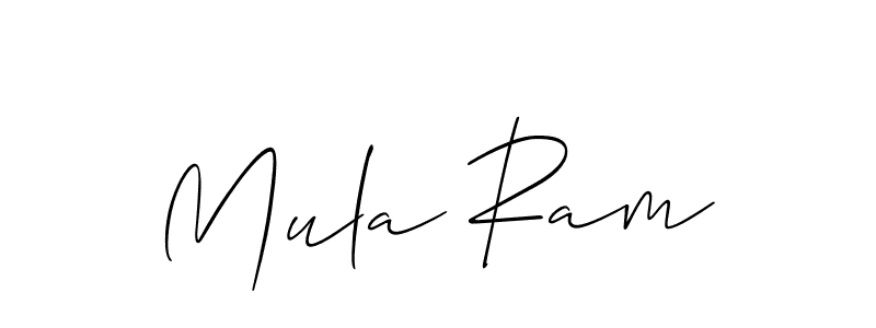 Best and Professional Signature Style for Mula Ram. Allison_Script Best Signature Style Collection. Mula Ram signature style 2 images and pictures png
