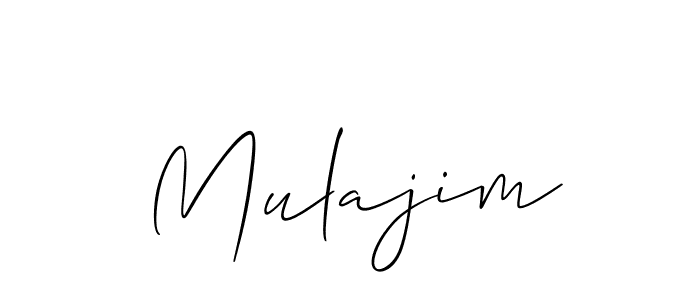 Once you've used our free online signature maker to create your best signature Allison_Script style, it's time to enjoy all of the benefits that Mulajim name signing documents. Mulajim signature style 2 images and pictures png