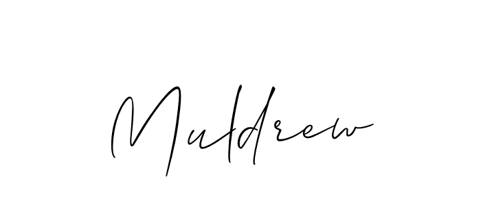 You can use this online signature creator to create a handwritten signature for the name Muldrew. This is the best online autograph maker. Muldrew signature style 2 images and pictures png