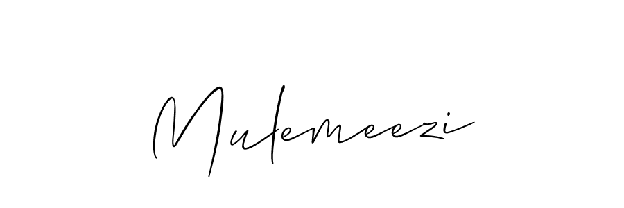 How to Draw Mulemeezi signature style? Allison_Script is a latest design signature styles for name Mulemeezi. Mulemeezi signature style 2 images and pictures png