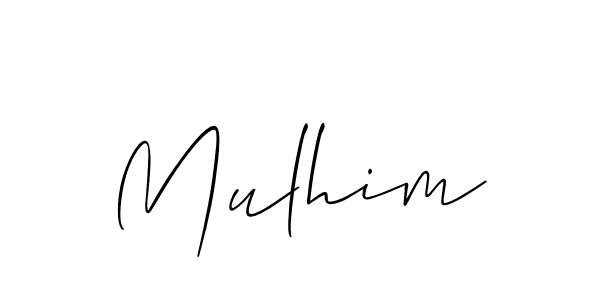 Also You can easily find your signature by using the search form. We will create Mulhim name handwritten signature images for you free of cost using Allison_Script sign style. Mulhim signature style 2 images and pictures png