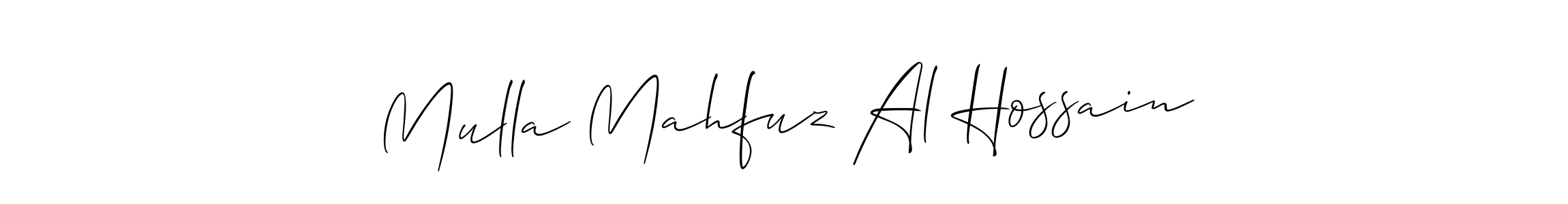 Once you've used our free online signature maker to create your best signature Allison_Script style, it's time to enjoy all of the benefits that Mulla Mahfuz Al Hossain name signing documents. Mulla Mahfuz Al Hossain signature style 2 images and pictures png