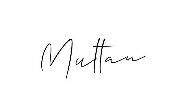 Use a signature maker to create a handwritten signature online. With this signature software, you can design (Allison_Script) your own signature for name Multan. Multan signature style 2 images and pictures png