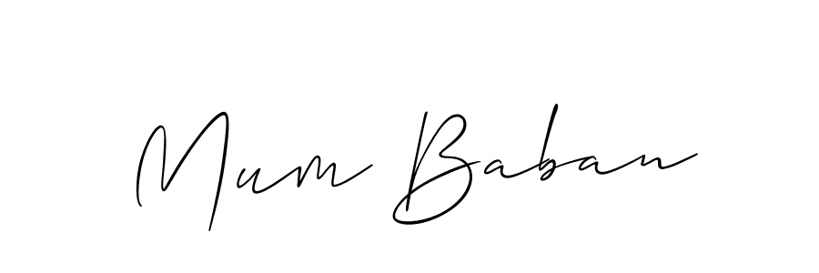 This is the best signature style for the Mum Baban name. Also you like these signature font (Allison_Script). Mix name signature. Mum Baban signature style 2 images and pictures png