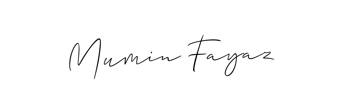 You should practise on your own different ways (Allison_Script) to write your name (Mumin Fayaz) in signature. don't let someone else do it for you. Mumin Fayaz signature style 2 images and pictures png