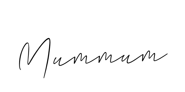 Allison_Script is a professional signature style that is perfect for those who want to add a touch of class to their signature. It is also a great choice for those who want to make their signature more unique. Get Mummum name to fancy signature for free. Mummum signature style 2 images and pictures png