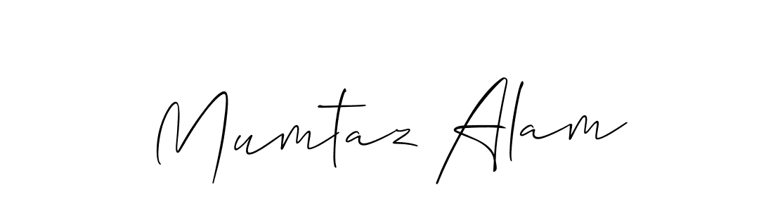 Make a beautiful signature design for name Mumtaz Alam. Use this online signature maker to create a handwritten signature for free. Mumtaz Alam signature style 2 images and pictures png