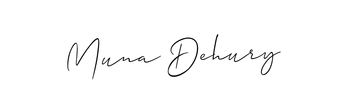 See photos of Muna Dehury official signature by Spectra . Check more albums & portfolios. Read reviews & check more about Allison_Script font. Muna Dehury signature style 2 images and pictures png