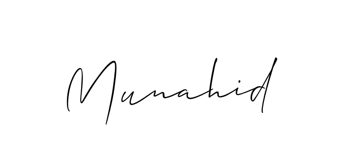 Once you've used our free online signature maker to create your best signature Allison_Script style, it's time to enjoy all of the benefits that Munahid name signing documents. Munahid signature style 2 images and pictures png
