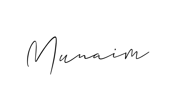 Make a beautiful signature design for name Munaim. Use this online signature maker to create a handwritten signature for free. Munaim signature style 2 images and pictures png