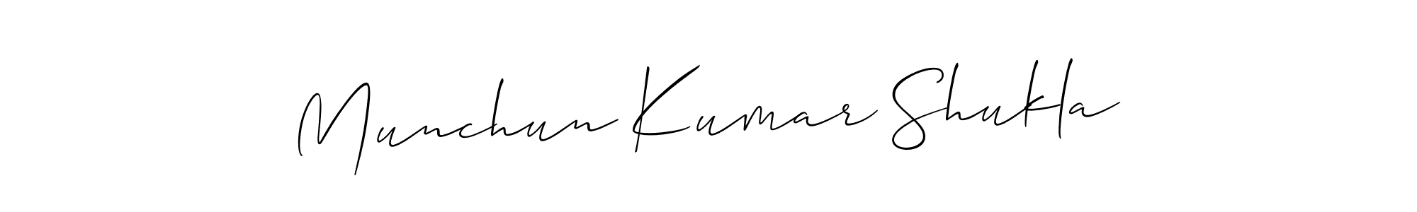 Best and Professional Signature Style for Munchun Kumar Shukla. Allison_Script Best Signature Style Collection. Munchun Kumar Shukla signature style 2 images and pictures png