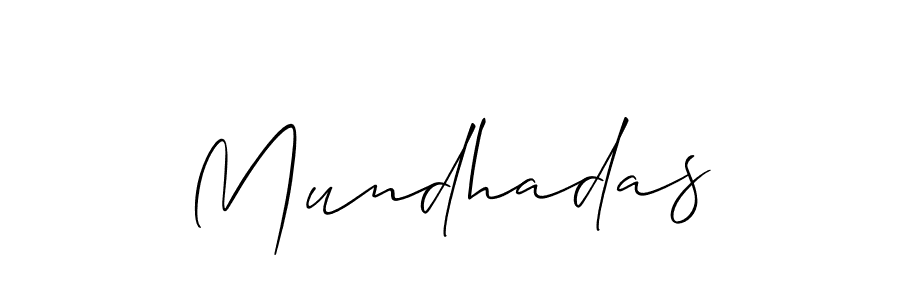 Once you've used our free online signature maker to create your best signature Allison_Script style, it's time to enjoy all of the benefits that Mundhadas name signing documents. Mundhadas signature style 2 images and pictures png