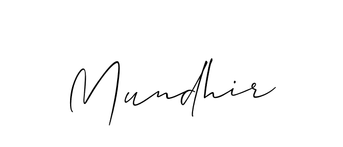 You should practise on your own different ways (Allison_Script) to write your name (Mundhir) in signature. don't let someone else do it for you. Mundhir signature style 2 images and pictures png
