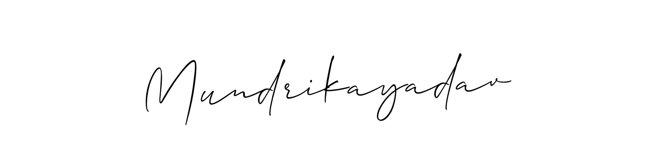 Make a beautiful signature design for name Mundrikayadav. Use this online signature maker to create a handwritten signature for free. Mundrikayadav signature style 2 images and pictures png