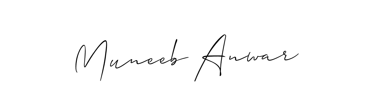 Once you've used our free online signature maker to create your best signature Allison_Script style, it's time to enjoy all of the benefits that Muneeb Anwar name signing documents. Muneeb Anwar signature style 2 images and pictures png