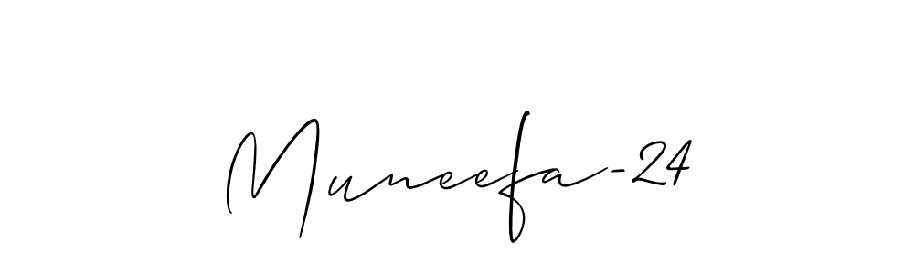 Best and Professional Signature Style for Muneefa-24. Allison_Script Best Signature Style Collection. Muneefa-24 signature style 2 images and pictures png