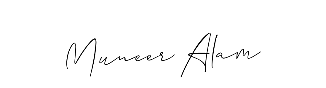 Similarly Allison_Script is the best handwritten signature design. Signature creator online .You can use it as an online autograph creator for name Muneer Alam. Muneer Alam signature style 2 images and pictures png
