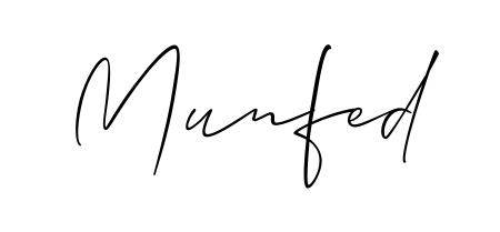 How to make Munfed signature? Allison_Script is a professional autograph style. Create handwritten signature for Munfed name. Munfed signature style 2 images and pictures png