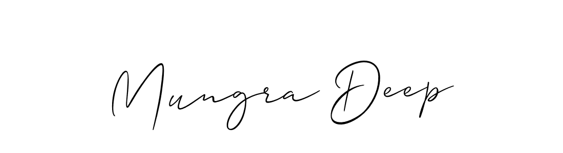 See photos of Mungra Deep official signature by Spectra . Check more albums & portfolios. Read reviews & check more about Allison_Script font. Mungra Deep signature style 2 images and pictures png