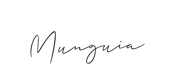 Munguia stylish signature style. Best Handwritten Sign (Allison_Script) for my name. Handwritten Signature Collection Ideas for my name Munguia. Munguia signature style 2 images and pictures png