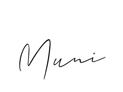 Similarly Allison_Script is the best handwritten signature design. Signature creator online .You can use it as an online autograph creator for name Muni. Muni signature style 2 images and pictures png