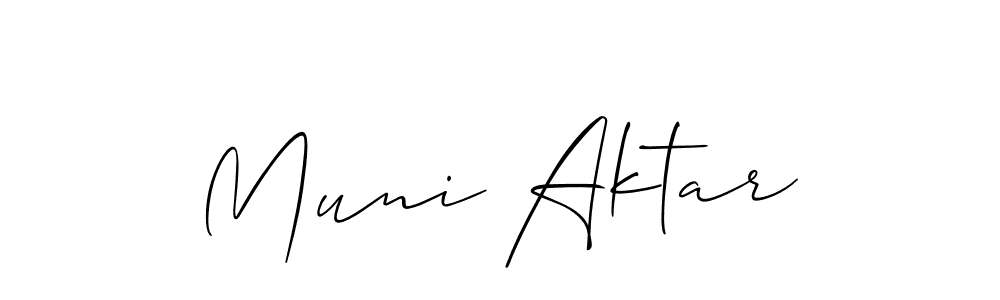 It looks lik you need a new signature style for name Muni Aktar. Design unique handwritten (Allison_Script) signature with our free signature maker in just a few clicks. Muni Aktar signature style 2 images and pictures png