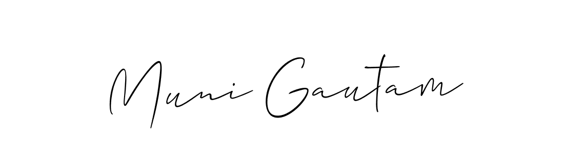 Once you've used our free online signature maker to create your best signature Allison_Script style, it's time to enjoy all of the benefits that Muni Gautam name signing documents. Muni Gautam signature style 2 images and pictures png