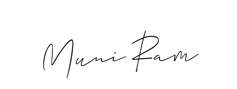 Once you've used our free online signature maker to create your best signature Allison_Script style, it's time to enjoy all of the benefits that Muni Ram name signing documents. Muni Ram signature style 2 images and pictures png